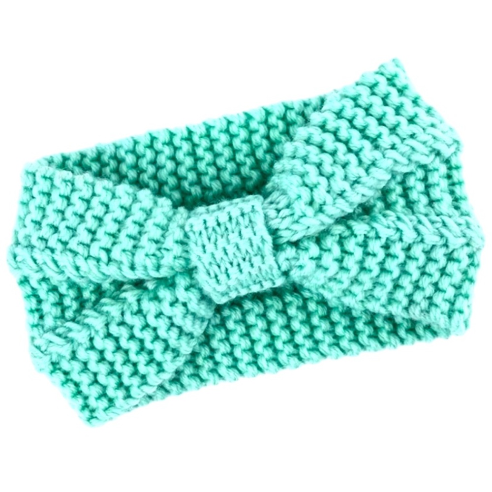 Crochet Knit Turban Headband Ear Warmer